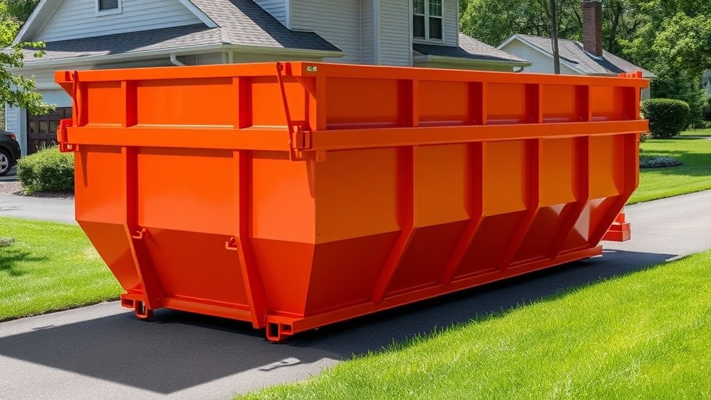20-yard dumpster