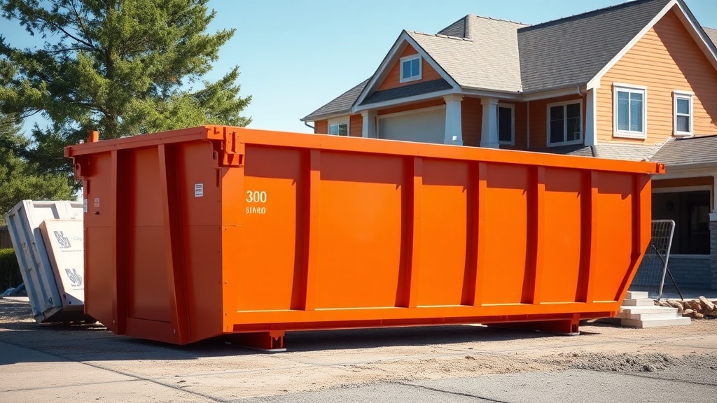 30-yard dumpster